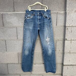 **SOLD** Vintage Levi’s 501 Distressed Jeans